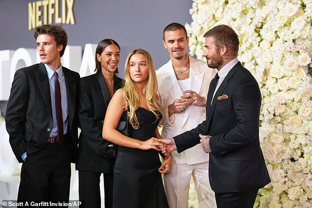 Bức ảnh gia đình Beckham không trọn vẹn.- Ảnh 3.