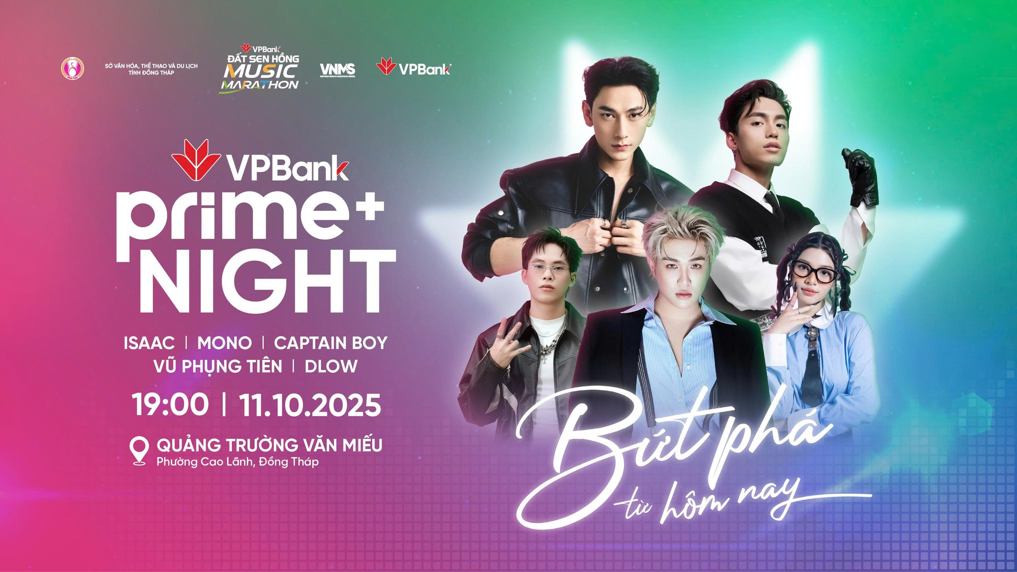 Prime Night - VPBank Đất Sen Hồng Music Marathon: Đại tiệc âm nhạc mừng sinh nhật VPBank Prime 4 tuổi- Ảnh 1.