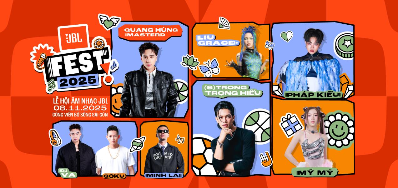 Đếm ngược đến JBL Fest 2025: Đại tiệc thanh âm bùng nổ – Vé đang được săn lùng!- Ảnh 1. Đếm ngược đến JBL Fest 2025: Đại tiệc thanh âm bùng nổ – Vé đang được săn lùng!- Ảnh 1.