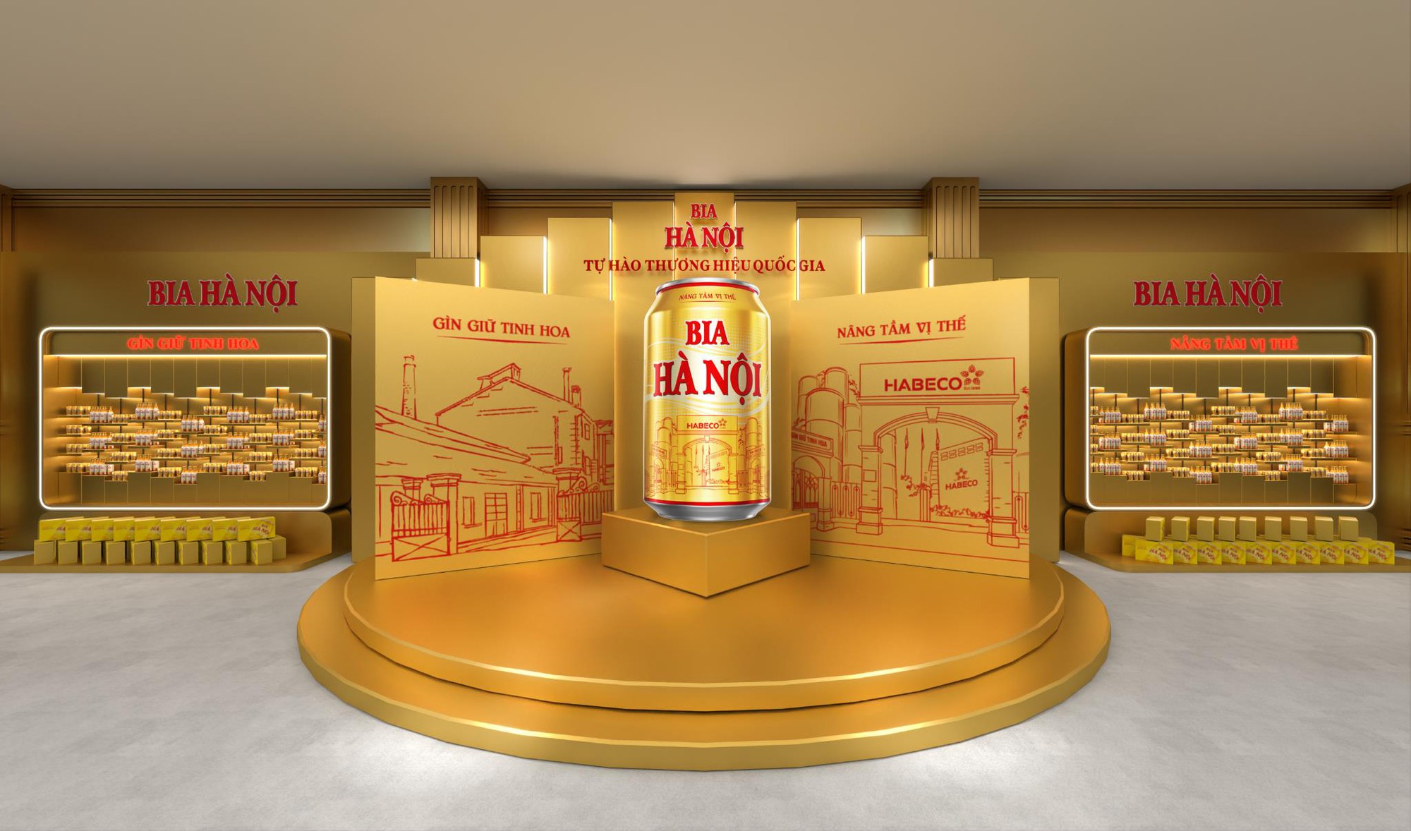 HABECO đưa thương hiệu tham dự Hội chợ Mùa Thu 2025- Ảnh 2. HABECO đưa thương hiệu tham dự Hội chợ Mùa Thu 2025- Ảnh 2.