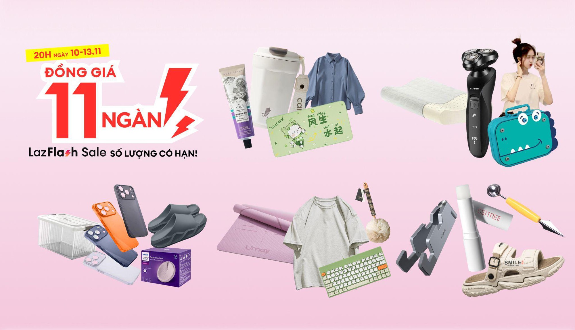 11.11: Lazada “chơi lớn” với loạt ưu đãi khủng đồng giá 11 ngàn, hàng loạt thương hiệu lớn cùng tham chiến- Ảnh 1.