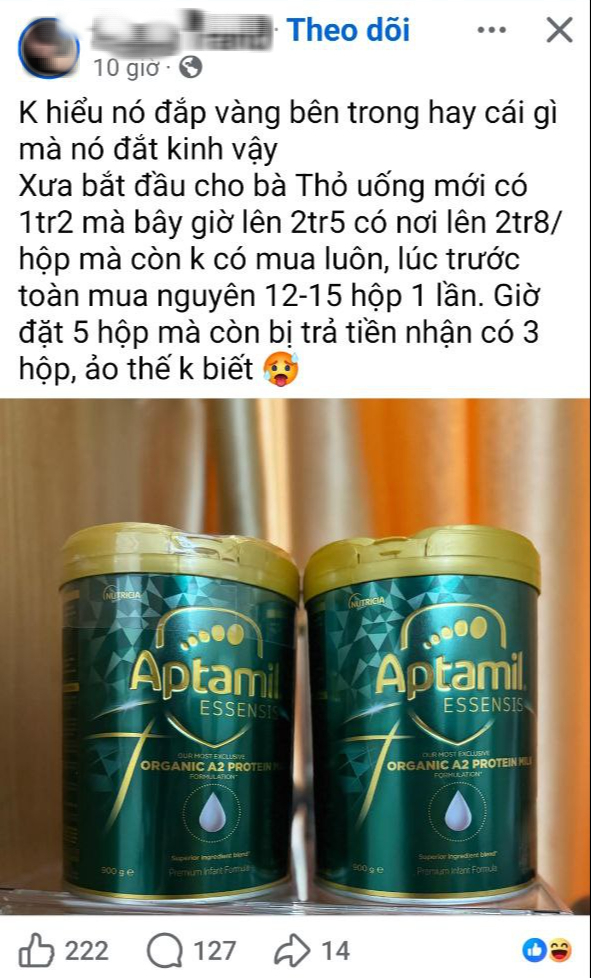 Hết hồn với giá sữa ngoại "Ap Úc" lên đến 3 triệu/hộp: Các mẹ bỉm suýt xoa, đúng là sữa cho con nhà giàu!- Ảnh 4. Hết hồn với giá sữa ngoại "Ap Úc" lên đến 3 triệu/hộp: Các mẹ bỉm suýt xoa, đúng là sữa cho con nhà giàu!- Ảnh 4.
