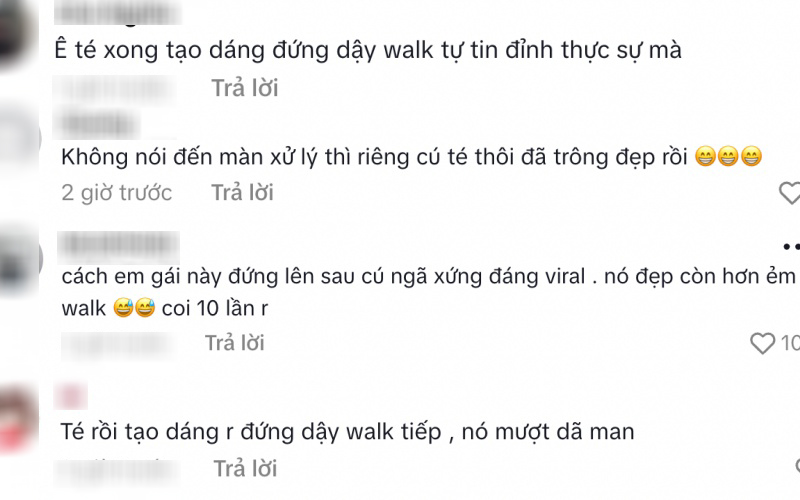 Cú ngã "triệu đô" của Quán quân Next Top Model gây bão khắp MXH, đến "báo đen" Naomi Campbell cũng thả tim tới tấp- Ảnh 3. Cú ngã "triệu đô" của Quán quân Next Top Model gây bão khắp MXH, đến "báo đen" Naomi Campbell cũng thả tim tới tấp- Ảnh 3.