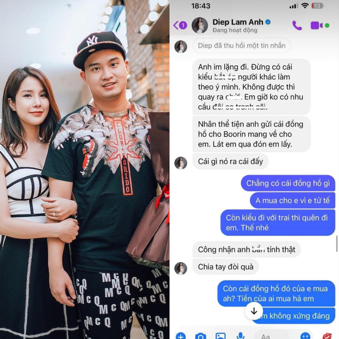 Trớ trêu: Đức Phạm và Vũ Thúy Quỳnh mang đồng hồ đôi tiền tỷ, giống quà đòi lại Diệp Lâm Anh- Ảnh 5. Trớ trêu: Đức Phạm và Vũ Thúy Quỳnh mang đồng hồ đôi tiền tỷ, giống quà đòi lại Diệp Lâm Anh- Ảnh 5.