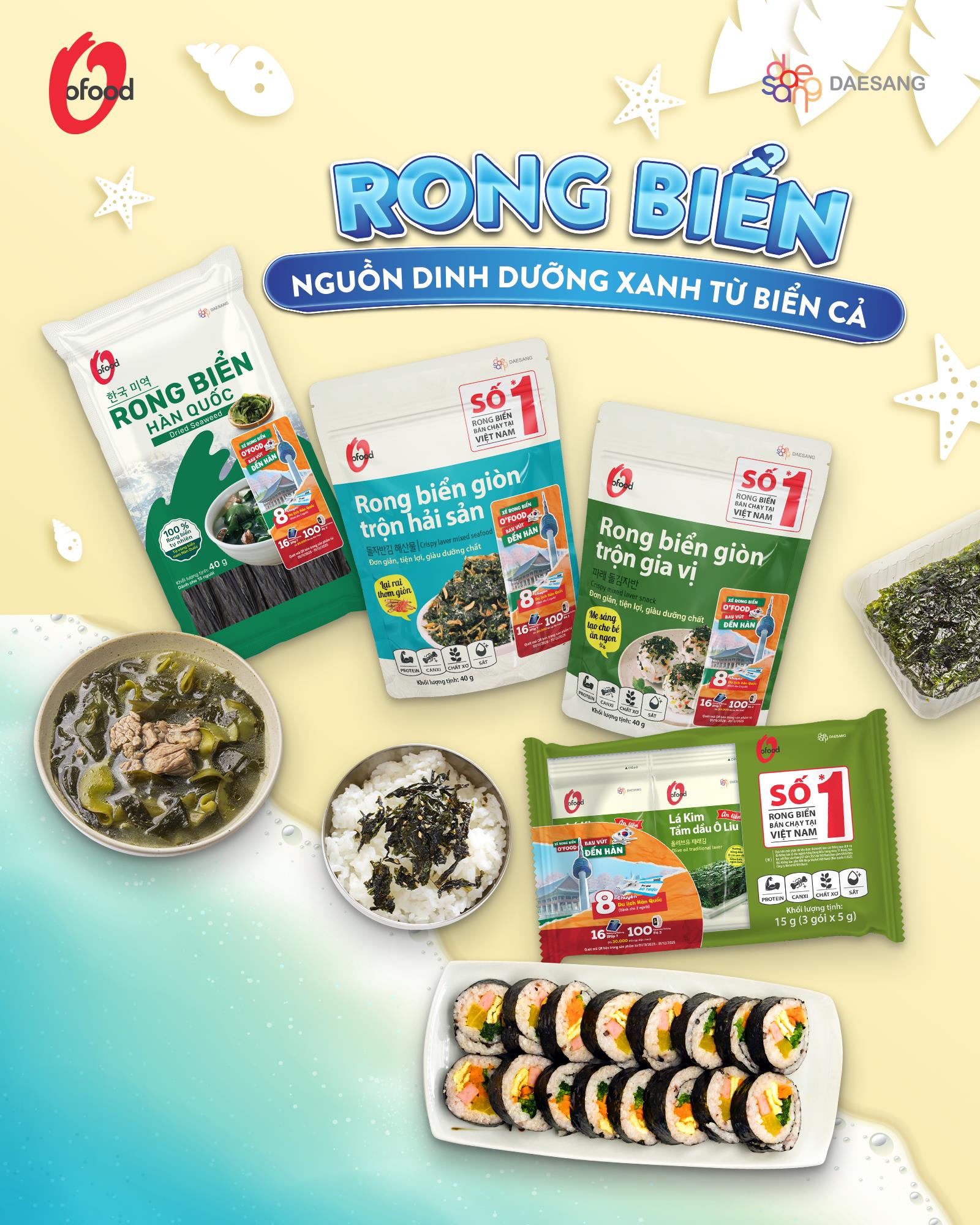 Tin được không: Ăn rong biển O'food trúng vé đi Hàn!- Ảnh 3.