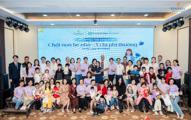 Cuộc hội ngộ của những “chiến binh nhí sinh non” dũng cảm từng nặng chỉ 600 gram- Ảnh 1.