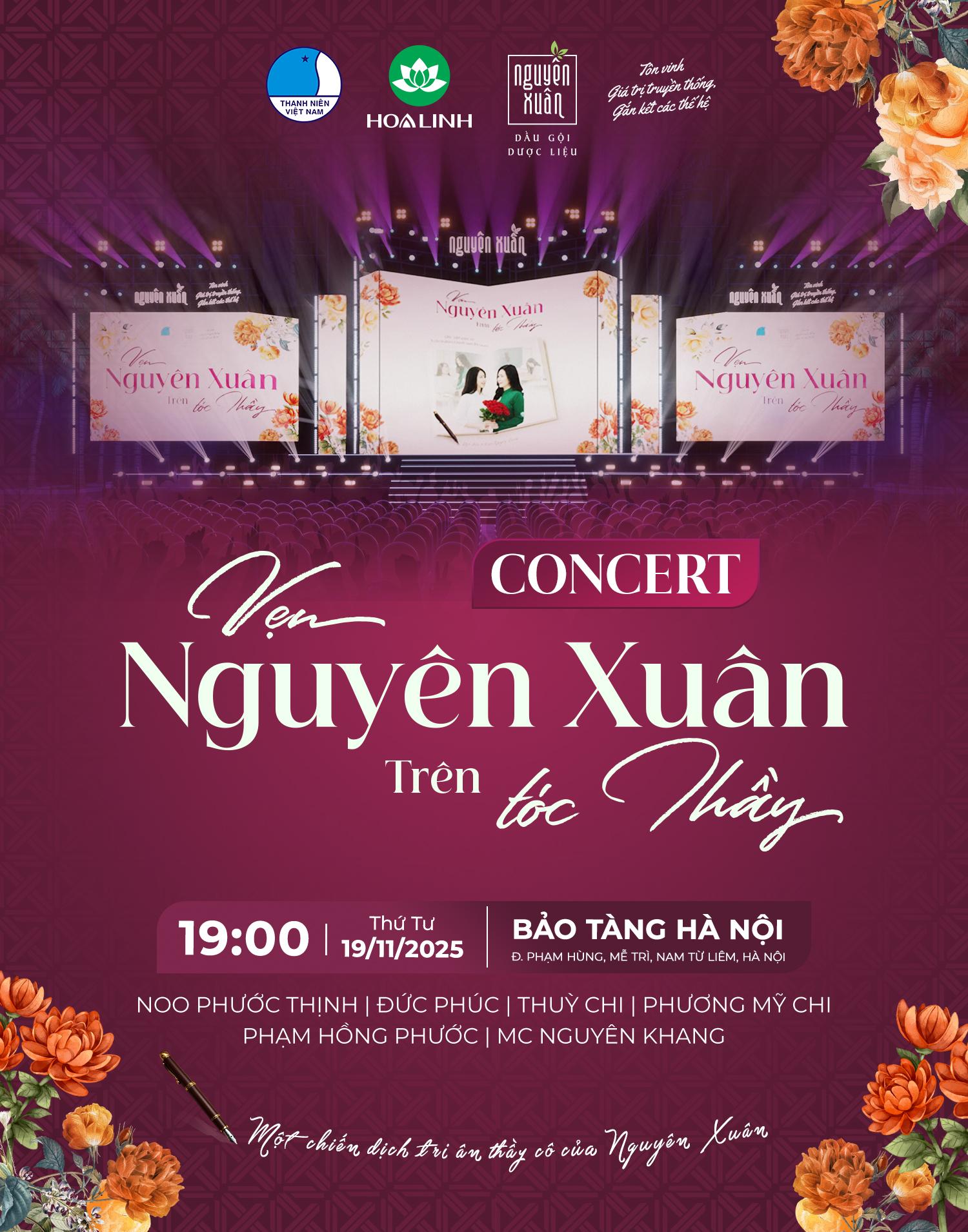 Nguyên Xuân mang “mùa tri ân” đến concert - nơi thanh xuân và lòng biết ơn hòa làm một- Ảnh 1.