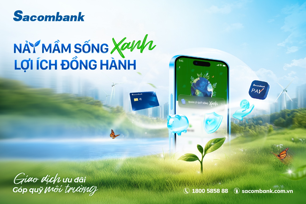 Sacombank ra mắt gói tài chính xanh - Hiện thực hóa cam kết phát triển bền vững ESG- Ảnh 1. Sacombank ra mắt gói tài chính xanh - Hiện thực hóa cam kết phát triển bền vững ESG- Ảnh 1.