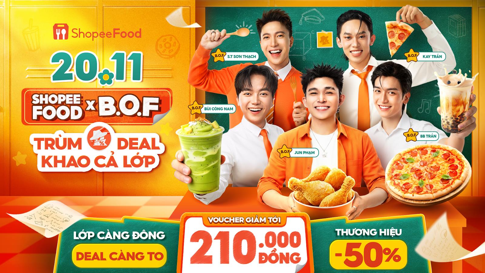 20.11 mở tiệc thịnh soạn với loạt deal tri ân của ShopeeFood- Ảnh 1.