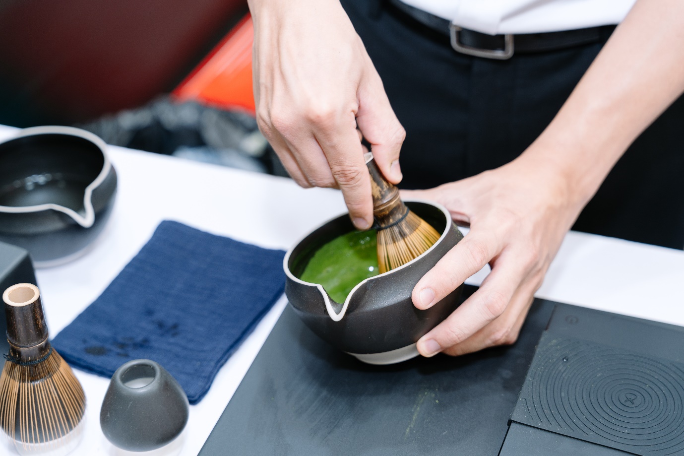 Nguyễn Phạm Group mang tới hai bộ sản phẩm: trà hoa và matcha tại Cafe Show 2025- Ảnh 4. Nguyễn Phạm Group mang tới hai bộ sản phẩm: trà hoa và matcha tại Cafe Show 2025- Ảnh 4.