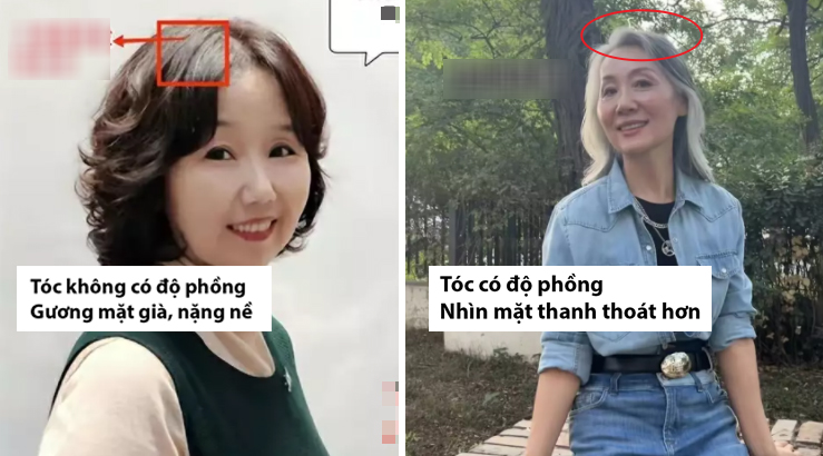 Với mái tóc bạc tự nhiên, phụ nữ trung niên nên uốn tóc, tạo độ phồng, nhìn sẽ trẻ và quý phái hơn- Ảnh 3.