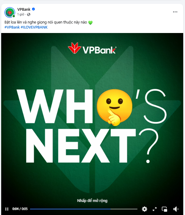 VPBANK tung thông báo ẩn ý VPBANK tung thông báo ẩn ý