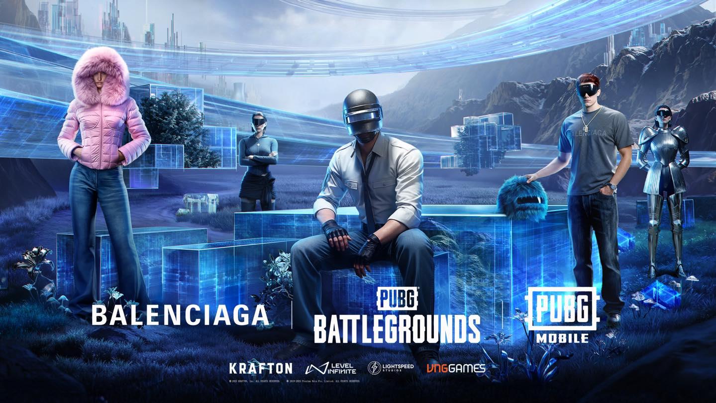 Thương hiệu thời trang cao cấp BALENCIAGA lần đầu hợp tác cùng vũ trụ PUBG Mobile- Ảnh 1.