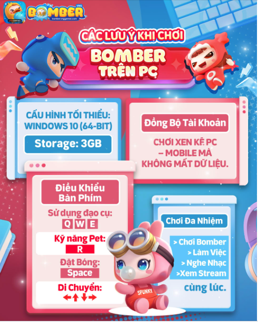 Bomber PC chính thức ra mắt: tái sinh ký ức Boom Online, rinh ngay skin FREE độc quyền- Ảnh 2.