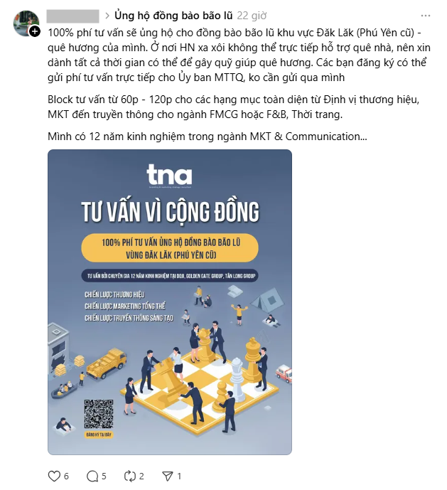 Không ngờ có ngày số tài khoản MTTQ lại được dán ở đây!- Ảnh 6.