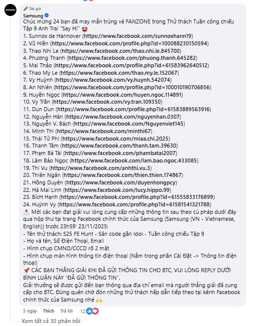 Cơ hội đến gần các Anh Trai dành cho 24 “Hi Mom, Hi Dad” tiếp theo: Săn code từ thử thách S25 FE Hunt- Ảnh 2.