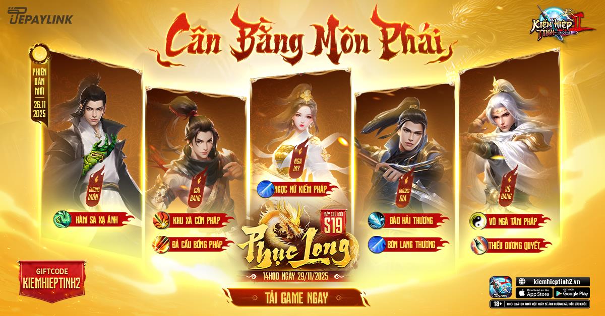 Kiếm Hiệp Tình 2 Mobile "hồi sinh", S19 chuẩn bị bùng nổ- Ảnh 1. Kiếm Hiệp Tình 2 Mobile "hồi sinh", S19 chuẩn bị bùng nổ- Ảnh 1.