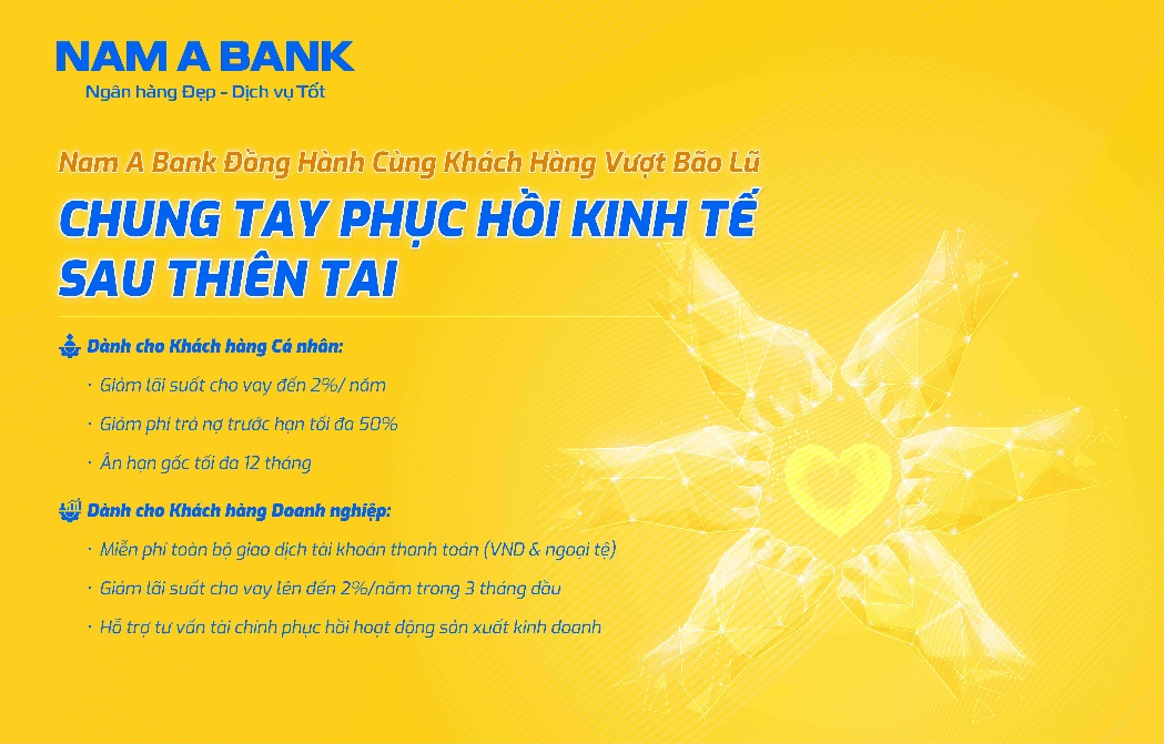 Nam A Bank đồng hành khách hàng phục hồi kinh tế sau thiên tai- Ảnh 1. Nam A Bank đồng hành khách hàng phục hồi kinh tế sau thiên tai- Ảnh 1.