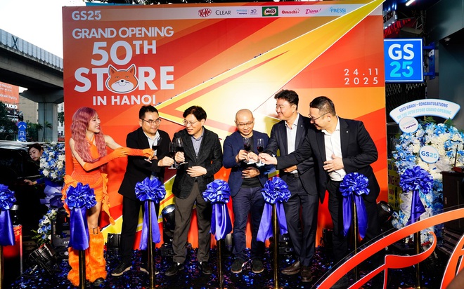 GS25 Việt Nam chạm mốc cửa hàng thứ 50 tại Hà Nội sau 9 tháng- Ảnh 1. GS25 Việt Nam chạm mốc cửa hàng thứ 50 tại Hà Nội sau 9 tháng- Ảnh 1.