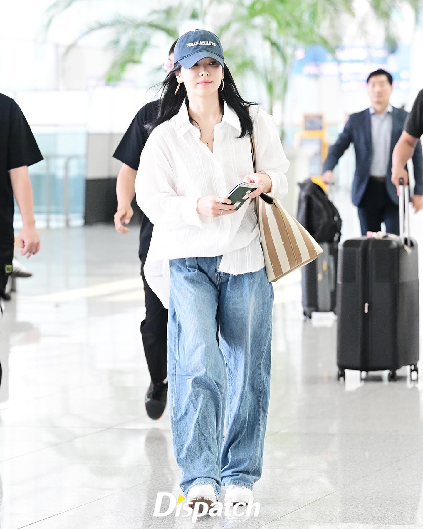 Mặc quần jeans theo phong cách tối giản: Song Hye Kyo chính là "chuyên gia"- Ảnh 5.