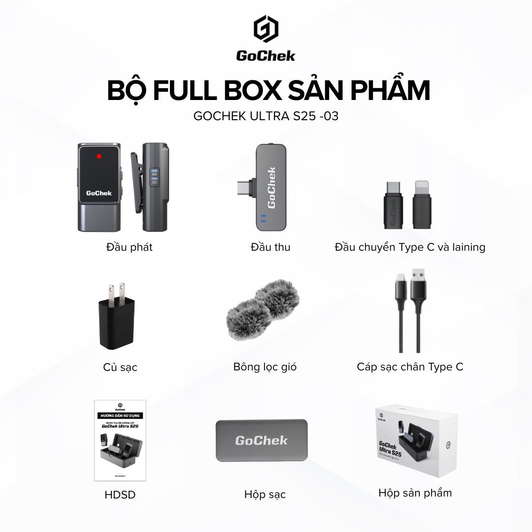 GoChek Ultra S25 – Bước tiến mới của micro thu âm không dây- Ảnh 1.