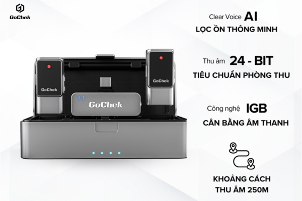 GoChek Ultra S25 – Bước tiến mới của micro thu âm không dây- Ảnh 3.