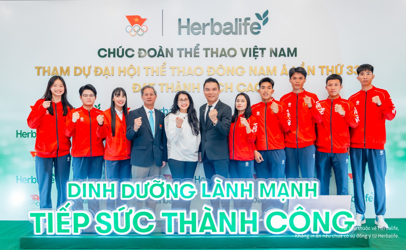 Herbalife Việt Nam đồng hành Lễ Xuất Quân của Đoàn Thể Thao Việt Nam tham dự SEA Games 33- Ảnh 1. Herbalife Việt Nam đồng hành Lễ Xuất Quân của Đoàn Thể Thao Việt Nam tham dự SEA Games 33- Ảnh 1.