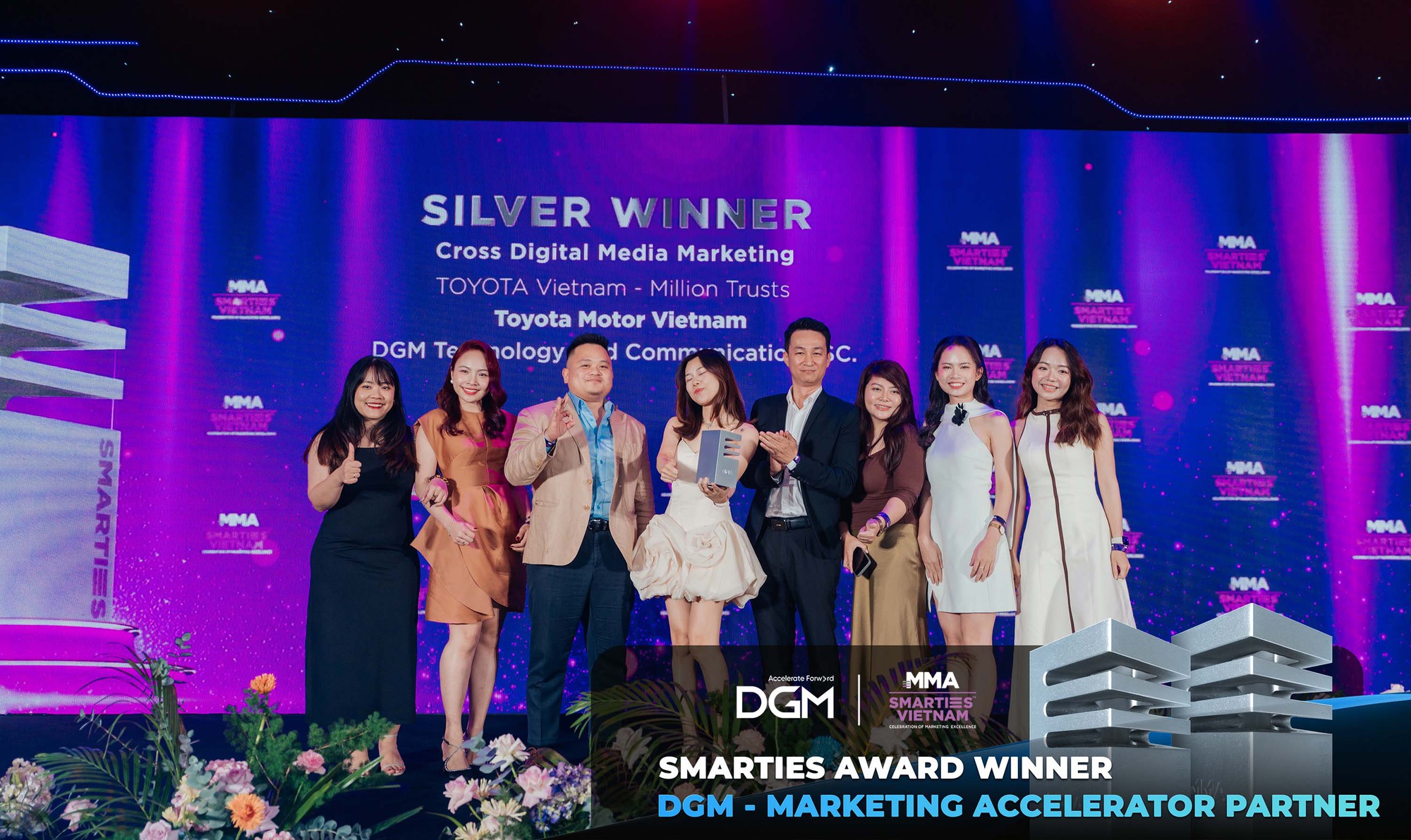 DGM giải bài toán khó trong truyền thông ngành xe, giành chiến thắng vượt trội tại MMA SMARTIES AWARD 2025- Ảnh 1.