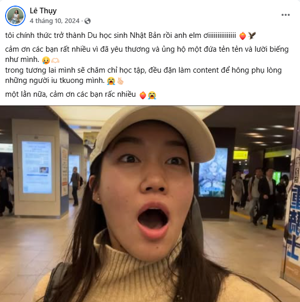 TikToker Lệ Thuỵ "hẹn hò" người hơn 11 tuổi, từng có mối tình 6 năm chia tay vì mâu thuẫn tài chính- Ảnh 4. TikToker Lệ Thuỵ "hẹn hò" người hơn 11 tuổi, từng có mối tình 6 năm chia tay vì mâu thuẫn tài chính- Ảnh 4.