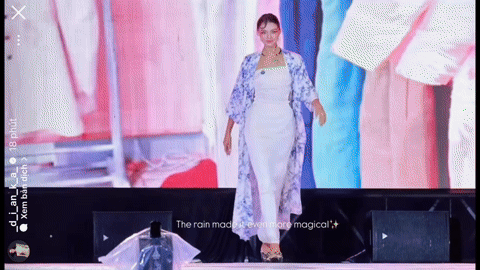 Không thể rời mắt khi xem vợ mẫu Tây của Bùi Tiến Dũng "tái xuất" sàn catwalk: Tuyệt đối slay!- Ảnh 1.