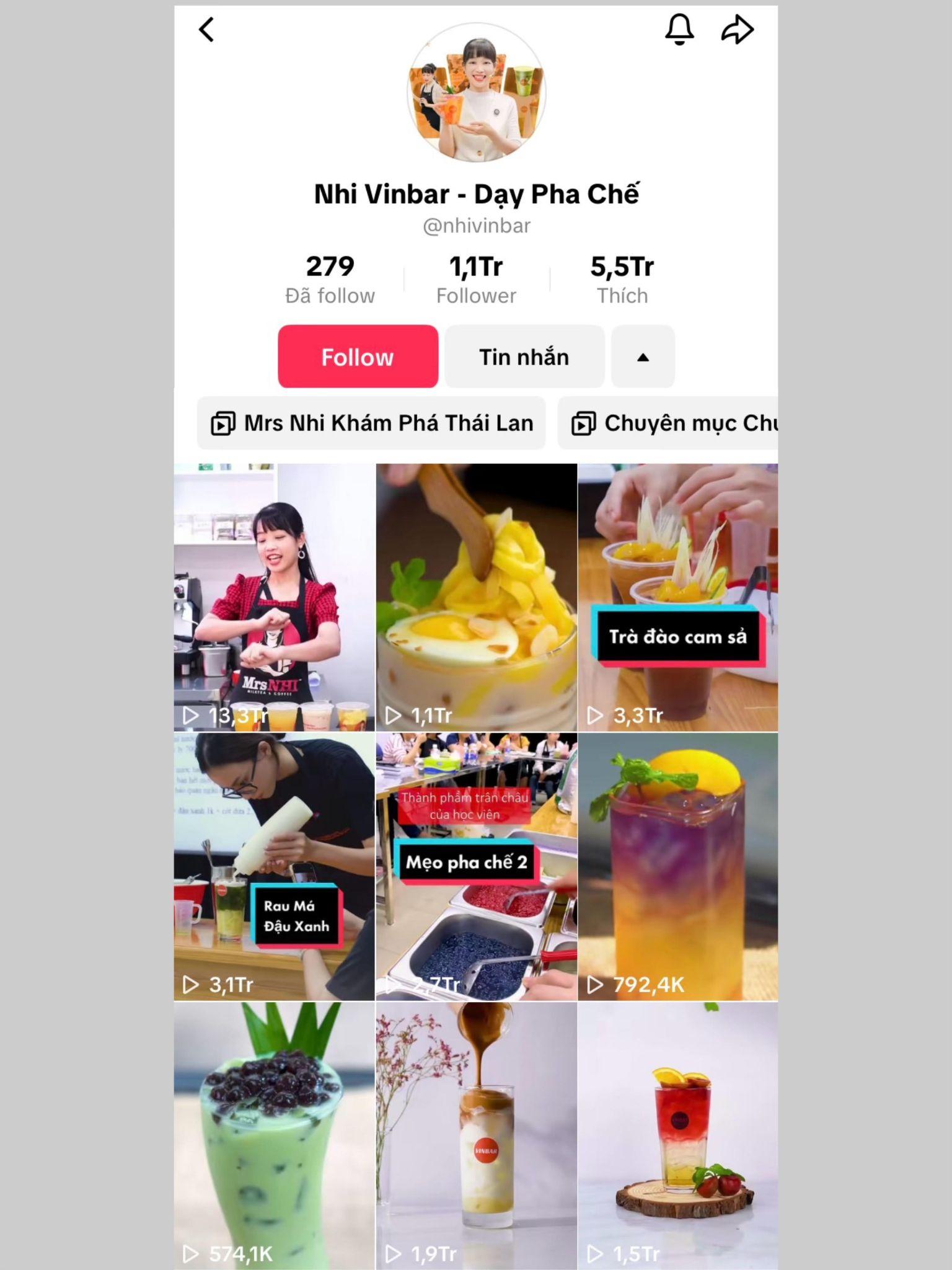 Nhi Vinbar và chiến lược tạo thương hiệu cá nhân số ngành pha chế- Ảnh 2. Nhi Vinbar và chiến lược tạo thương hiệu cá nhân số ngành pha chế- Ảnh 2.