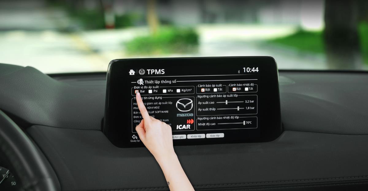 ICAR ra mắt cảm biến áp suất lốp cho Mazda cảm ứng màn hình- Ảnh 3.