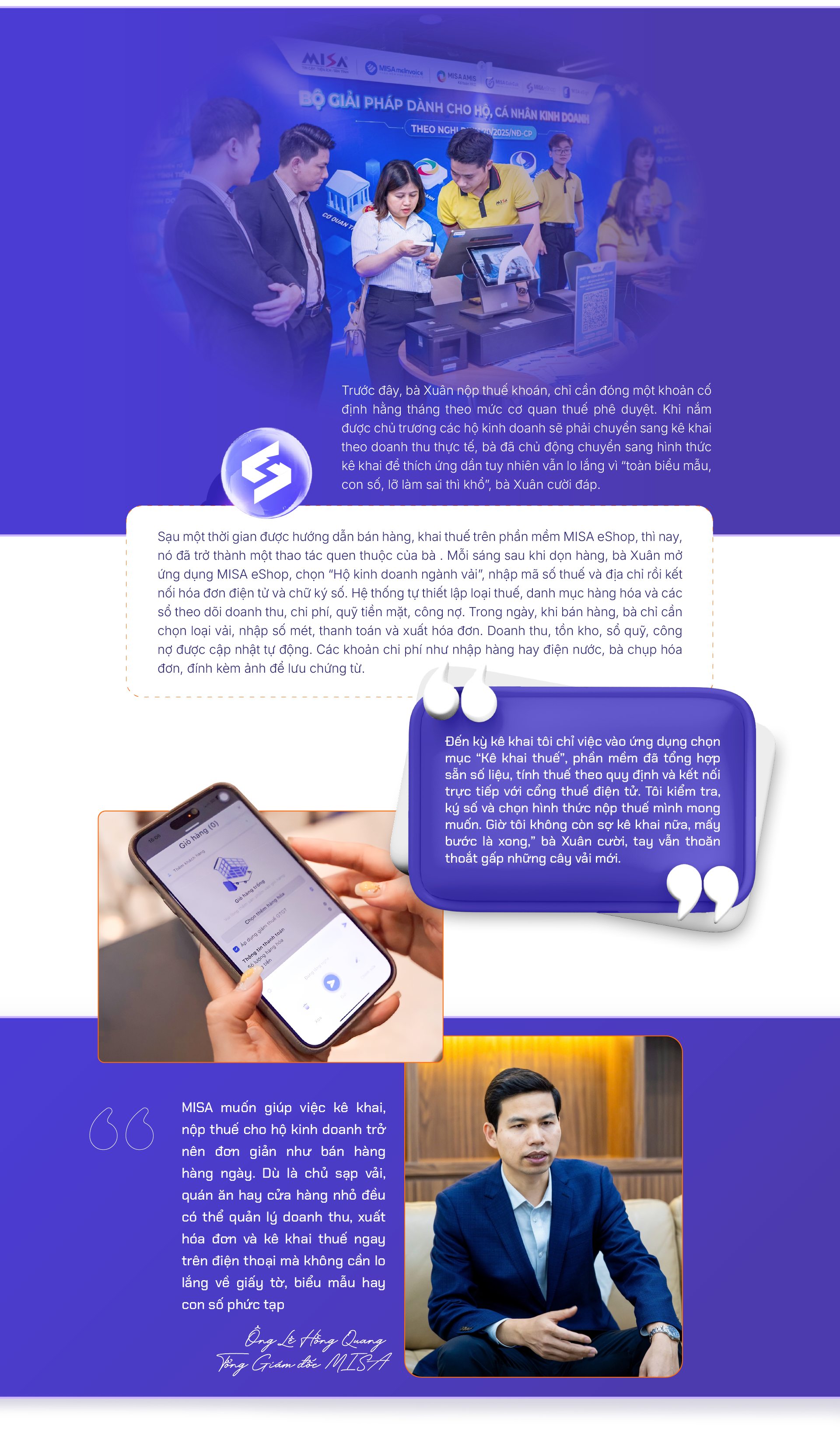 60 ngày đêm đi từng ngõ, gõ từng quầy cùng hộ kinh doanh chuyển thuế khoán sang kê khai- Ảnh 7.