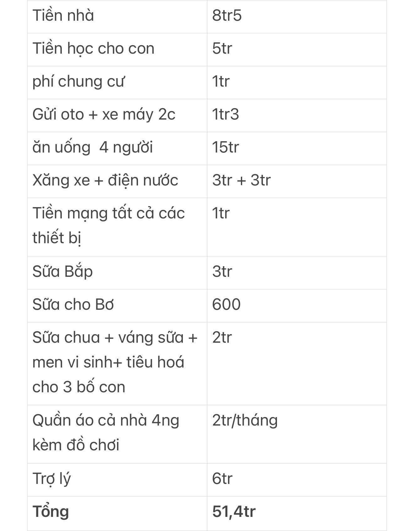 Cô vợ trẻ tâm sự: Sống ở Ocean Park, gia đình 4 người tiêu hơn 50 triệu/tháng mà vẫn thấy thiếu- Ảnh 2.