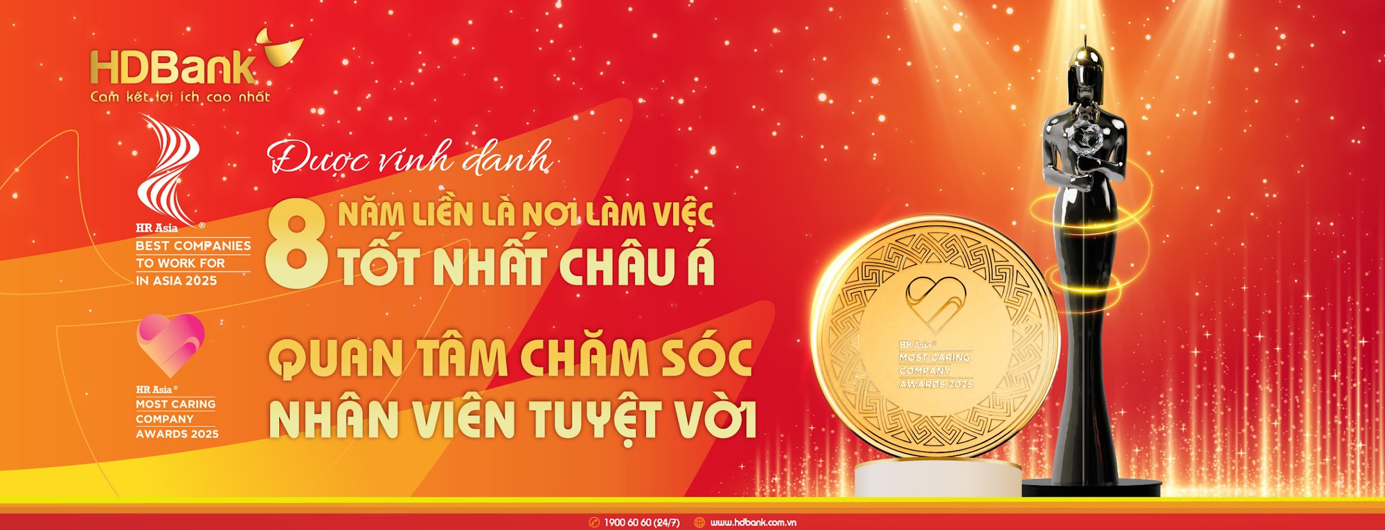 HDBank liên tục 8 năm liền là “Nơi làm việc tốt nhất châu Á”- Ảnh 1.