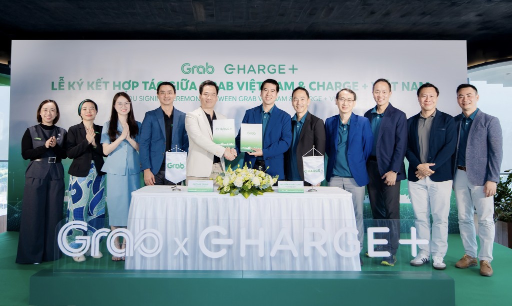 Grab Việt Nam và Charge+ hợp tác phát triển mạng lưới trạm sạc xe điện tại Việt Nam- Ảnh 2. Grab Việt Nam và Charge+ hợp tác phát triển mạng lưới trạm sạc xe điện tại Việt Nam- Ảnh 2.