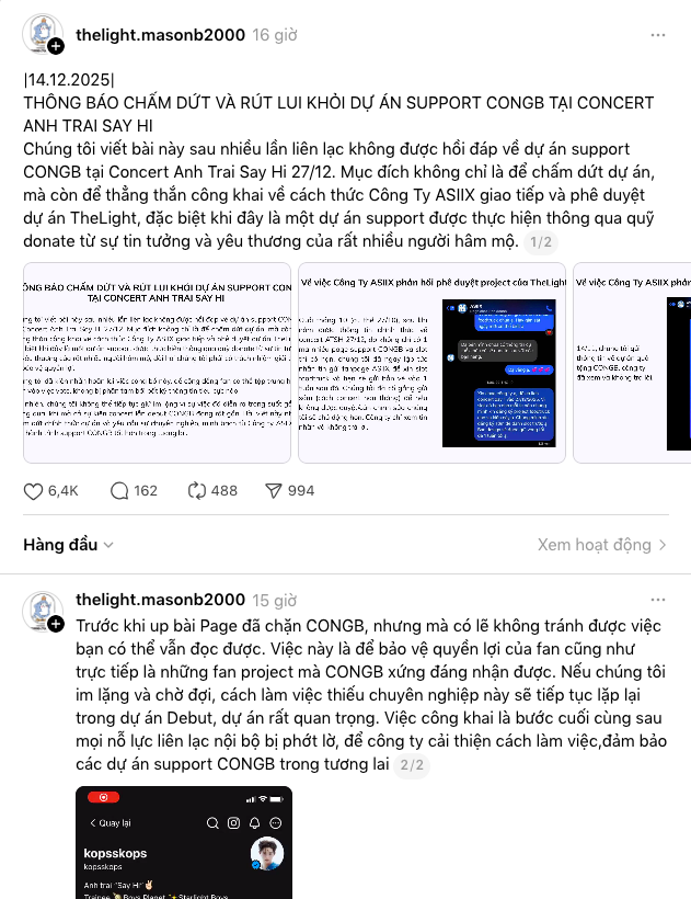 Anh Trai hot nhất nhì show Say Hi bị thoát fan, chấm dứt ủng hộ ngay sau Chung kết- Ảnh 1. Anh Trai hot nhất nhì show Say Hi bị thoát fan, chấm dứt ủng hộ ngay sau Chung kết- Ảnh 1.