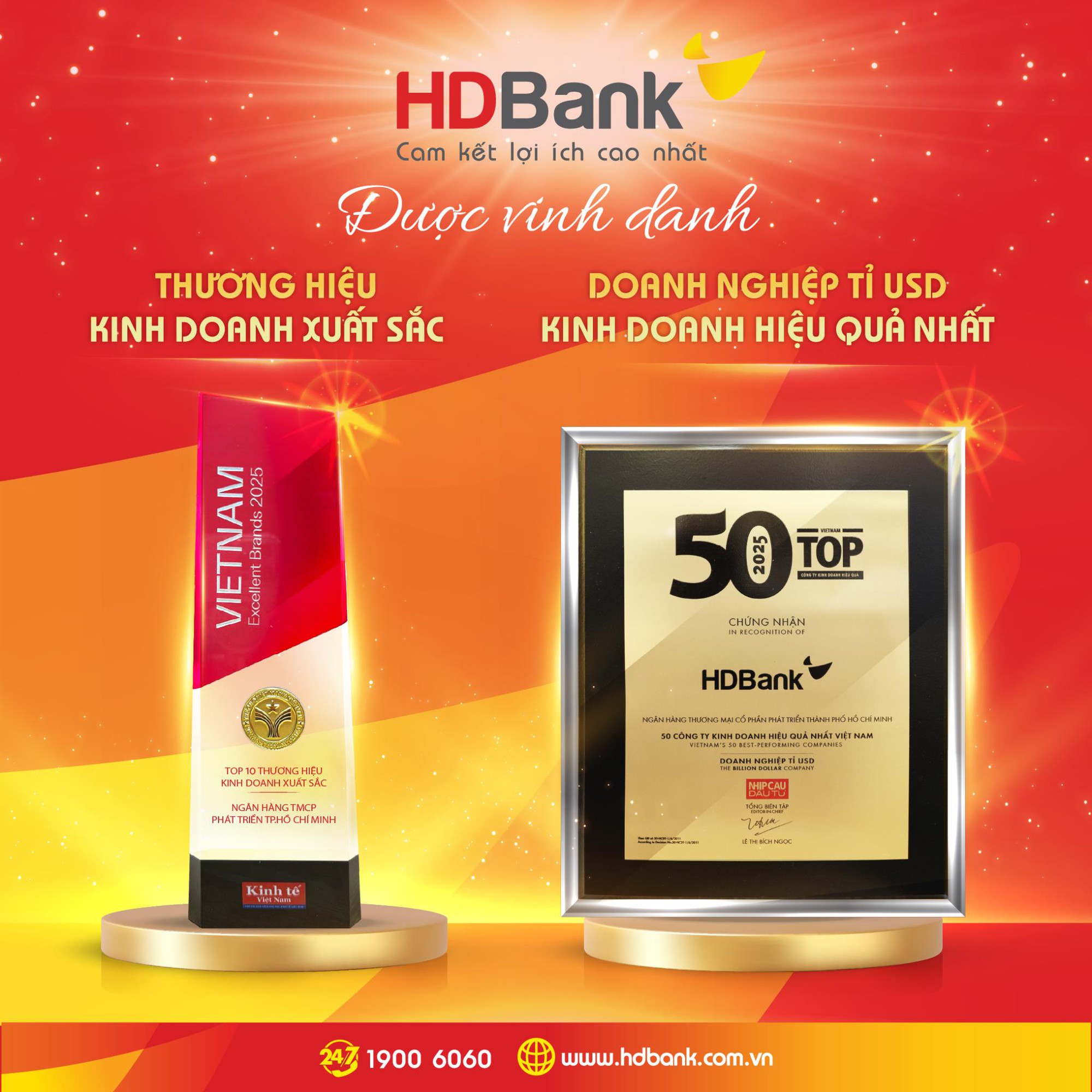 HDBank nhận 3 giải thưởng uy tín về hiệu quả kinh doanh, thương hiệu, đổi mới sáng tạo- Ảnh 2. HDBank nhận 3 giải thưởng uy tín về hiệu quả kinh doanh, thương hiệu, đổi mới sáng tạo- Ảnh 2.