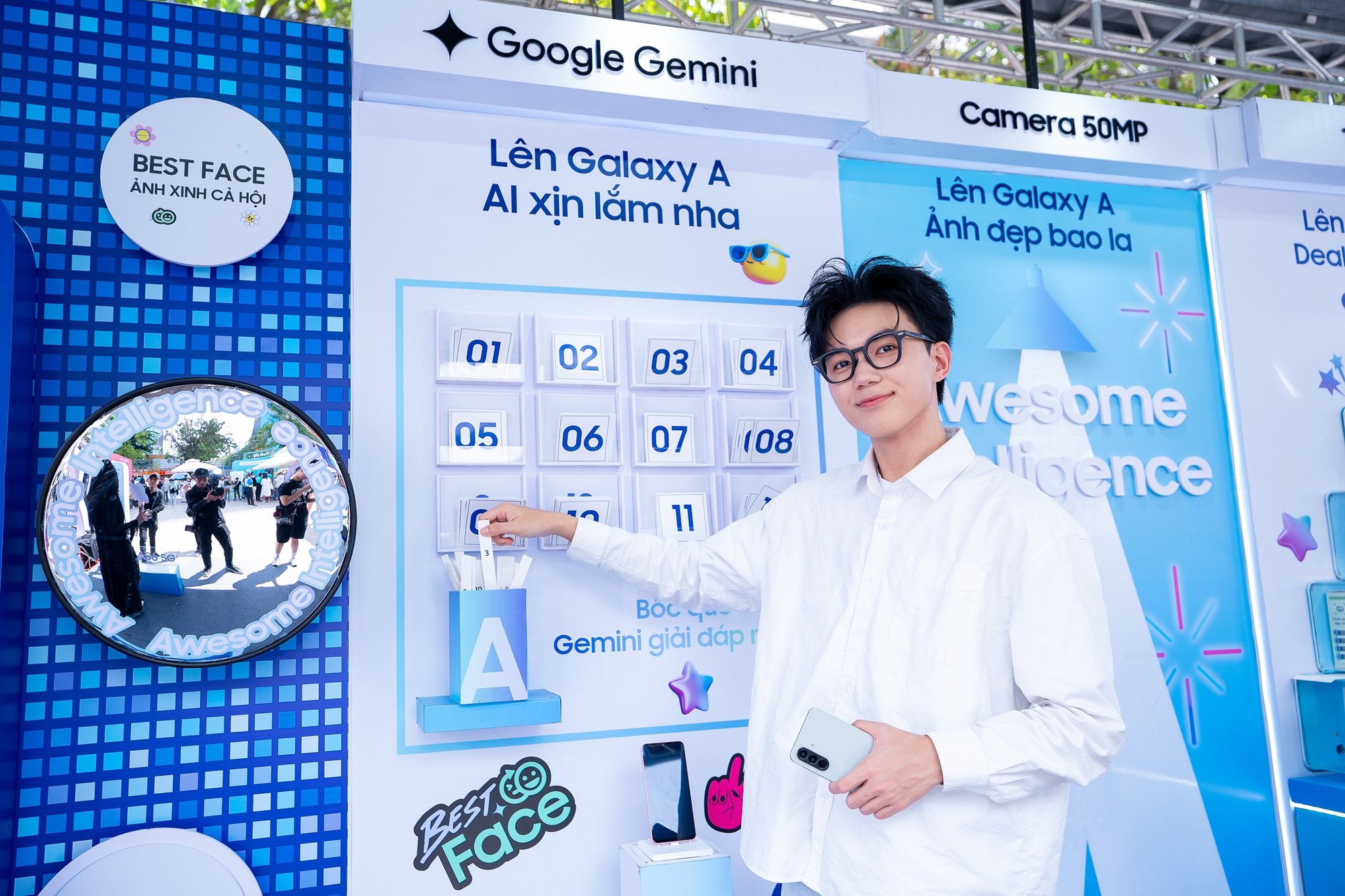 Dò lô tô, xin xăm, săn deal hời khi lên đời Galaxy A56: Loạt hoạt động hấp dẫn tại Awesome Immersive Tour- Ảnh 3. Dò lô tô, xin xăm, săn deal hời khi lên đời Galaxy A56: Loạt hoạt động hấp dẫn tại Awesome Immersive Tour- Ảnh 3.