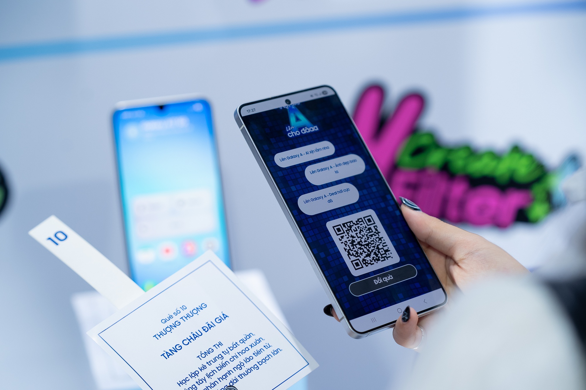 Dò lô tô, xin xăm, săn deal hời khi lên đời Galaxy A56: Loạt hoạt động hấp dẫn tại Awesome Immersive Tour- Ảnh 4. Dò lô tô, xin xăm, săn deal hời khi lên đời Galaxy A56: Loạt hoạt động hấp dẫn tại Awesome Immersive Tour- Ảnh 4.