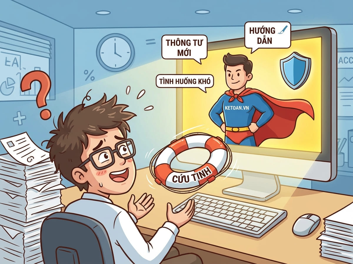 Góc nhỏ của dân Kế toán: Tìm đâu một "điểm tựa" yên tâm giữa bão táp chứng từ?- Ảnh 2.