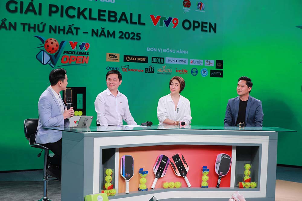 Hoàng Nam, Linh Giang - Vinh Hiển, Minh Quân cùng góp mặt ở giải Pickleball VTV9 Open 2025- Ảnh 1.