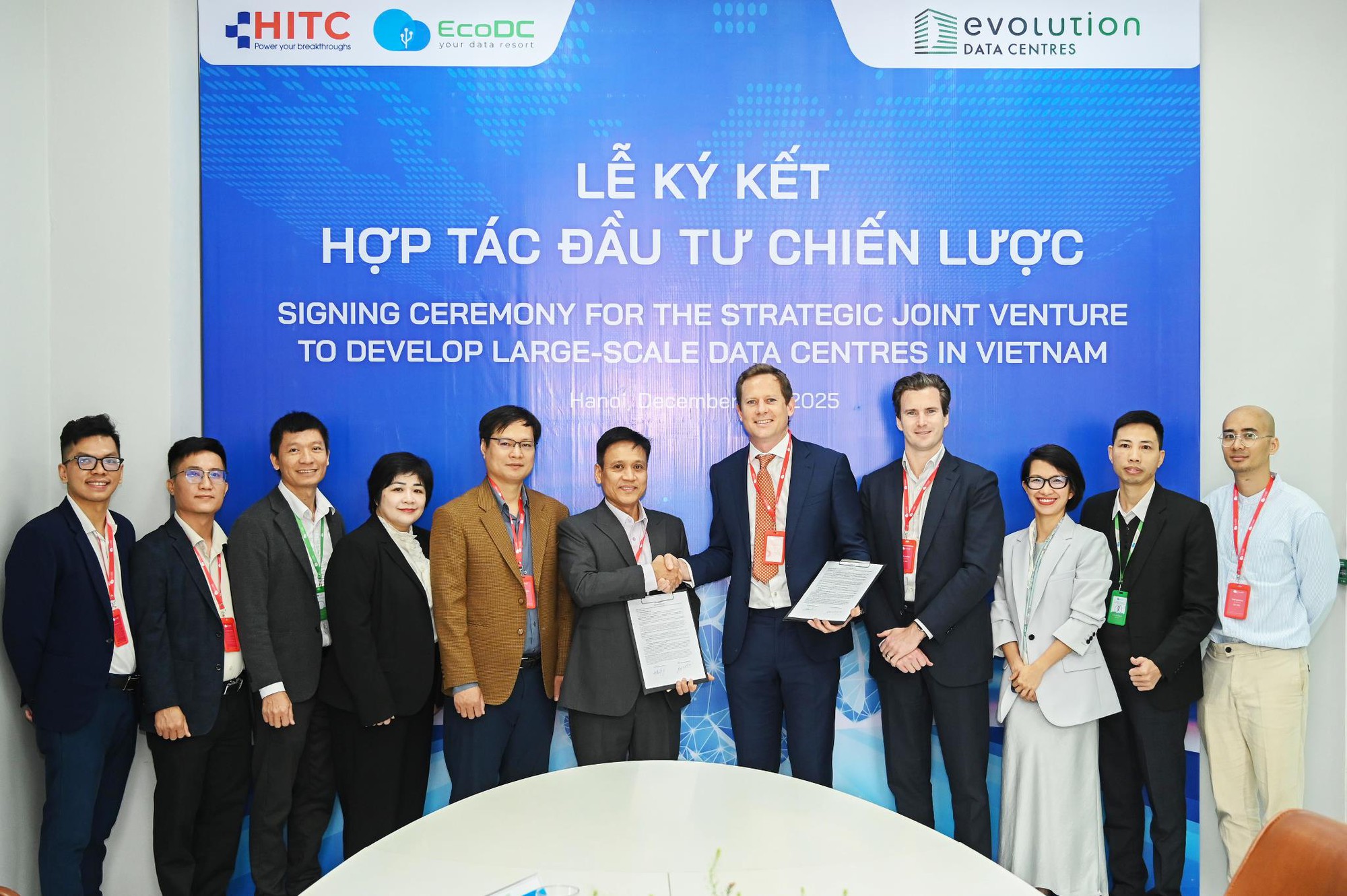 HITC hợp tác với Warburg Pincus và Evolution phát triển trung tâm dữ liệu thế hệ mới tại Việt Nam- Ảnh 1. HITC hợp tác với Warburg Pincus và Evolution phát triển trung tâm dữ liệu thế hệ mới tại Việt Nam- Ảnh 1.