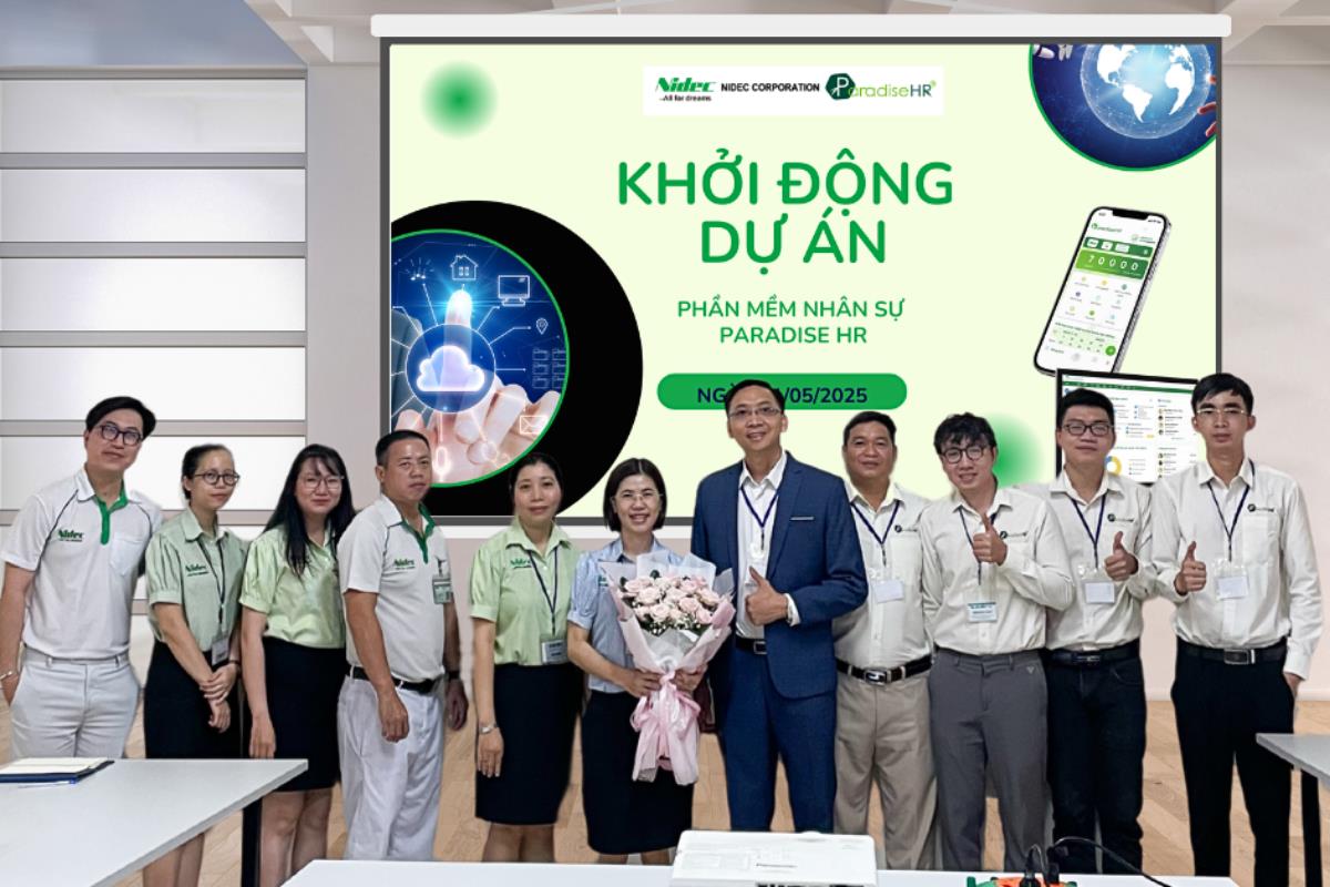 Paradise HR đồng hành cùng NIDEC trong quản lý nhân sự- Ảnh 3. Paradise HR đồng hành cùng NIDEC trong quản lý nhân sự- Ảnh 3.