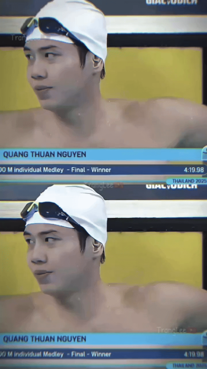 MXH điên đảo với pha nháy mắt chuẩn nam thần của kình ngư Việt Nam- Ảnh 2.