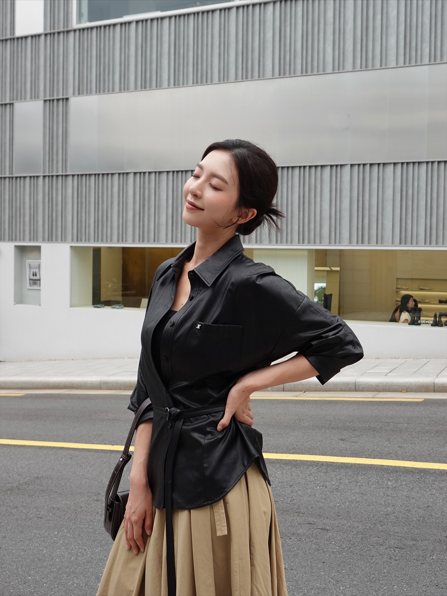 5 cách buộc tóc khi mặc áo mùa đông giúp diện mạo chỉn chu hơn hẳn, nhan sắc sáng bừng- Ảnh 5.