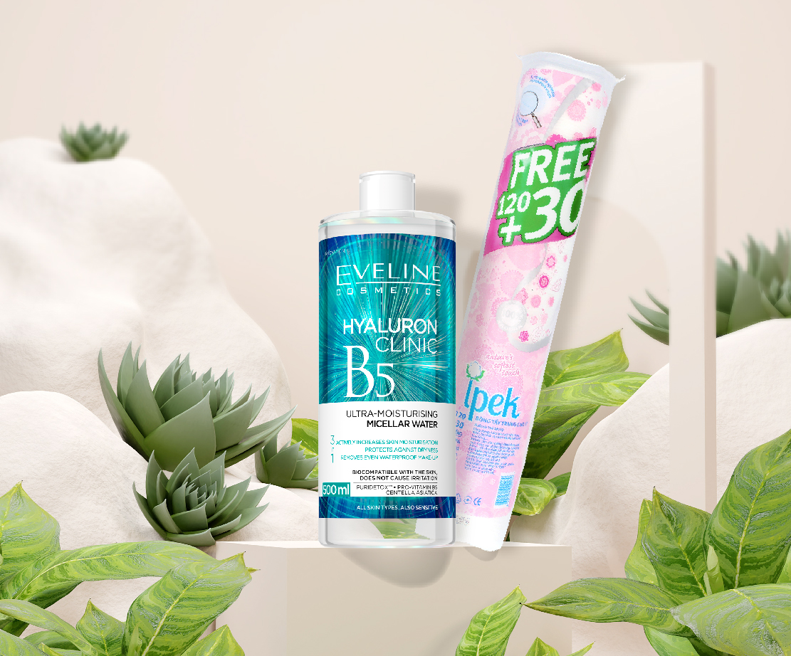 Bí mật sạch sâu, dưỡng ẩm cho làn da mụn - Bộ đôi tẩy trang Ipek x Eveline- Ảnh 2.