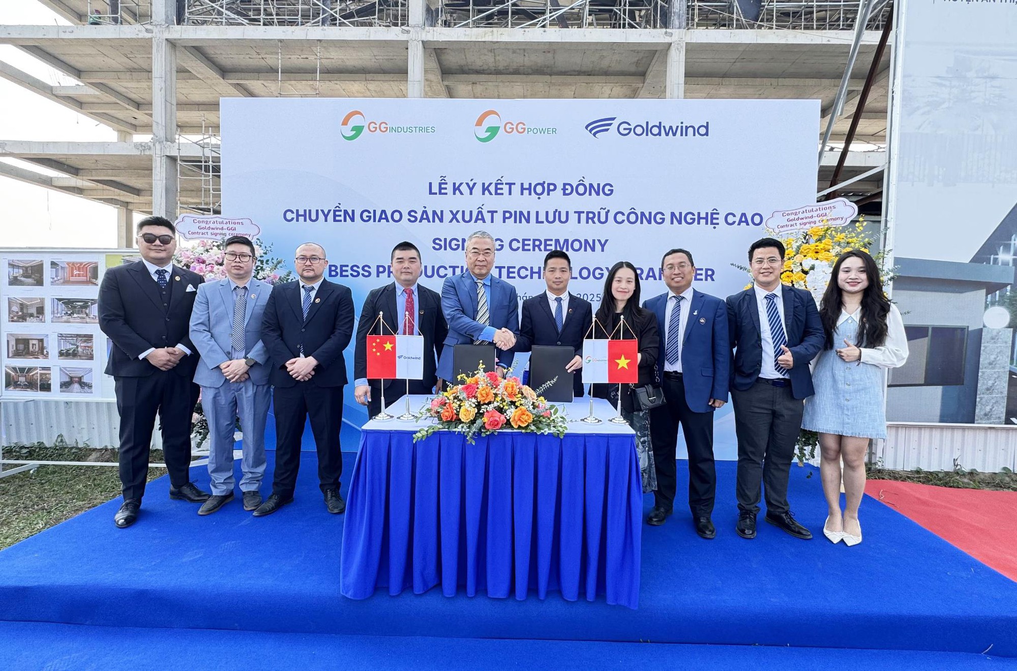 GGI và Goldwind hợp tác phát triển ngành công nghiệp pin lưu trữ- Ảnh 1.