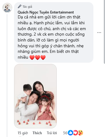 Vợ kém 16 tuổi bị chê xuề xoà, làm lố trong ngày kỷ niệm yêu, Quách Ngọc Tuyên phản ứng- Ảnh 1. Vợ kém 16 tuổi bị chê xuề xoà, làm lố trong ngày kỷ niệm yêu, Quách Ngọc Tuyên phản ứng- Ảnh 1.