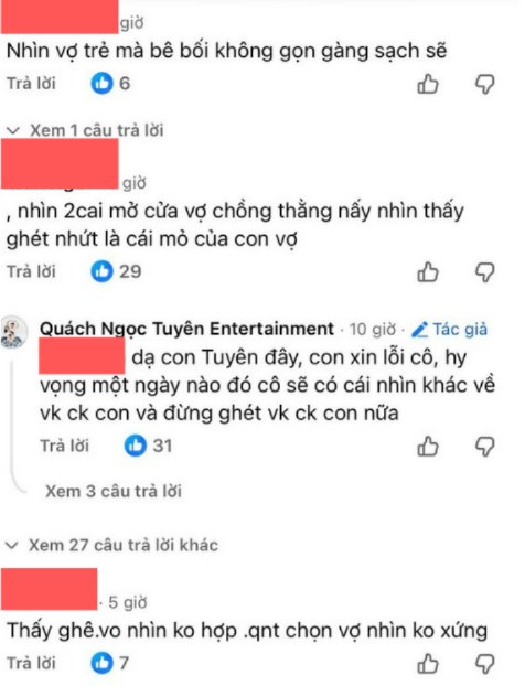 Vợ kém 16 tuổi bị chê xuề xoà, làm lố trong ngày kỷ niệm yêu, Quách Ngọc Tuyên phản ứng- Ảnh 4. Vợ kém 16 tuổi bị chê xuề xoà, làm lố trong ngày kỷ niệm yêu, Quách Ngọc Tuyên phản ứng- Ảnh 4.